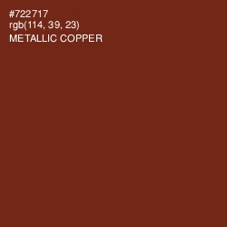 #722717 - Metallic Copper Color Image